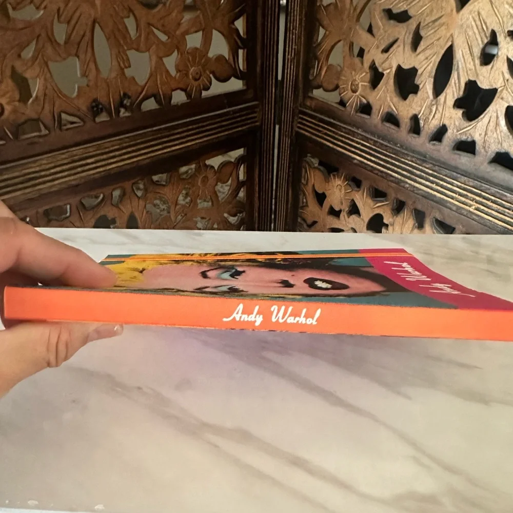 Andy Warhol Marilyn Monroe Pop Art Notebook Journal w/ Bookmark Attached.